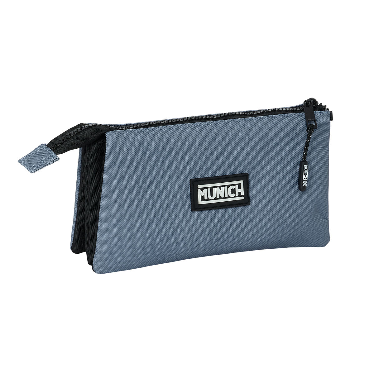 Triple Carry-all Munich Basic Grey 22 x 12 x 3 cm Triple Carry-all Munich Basic Grey 22 x 12 x 3 cm