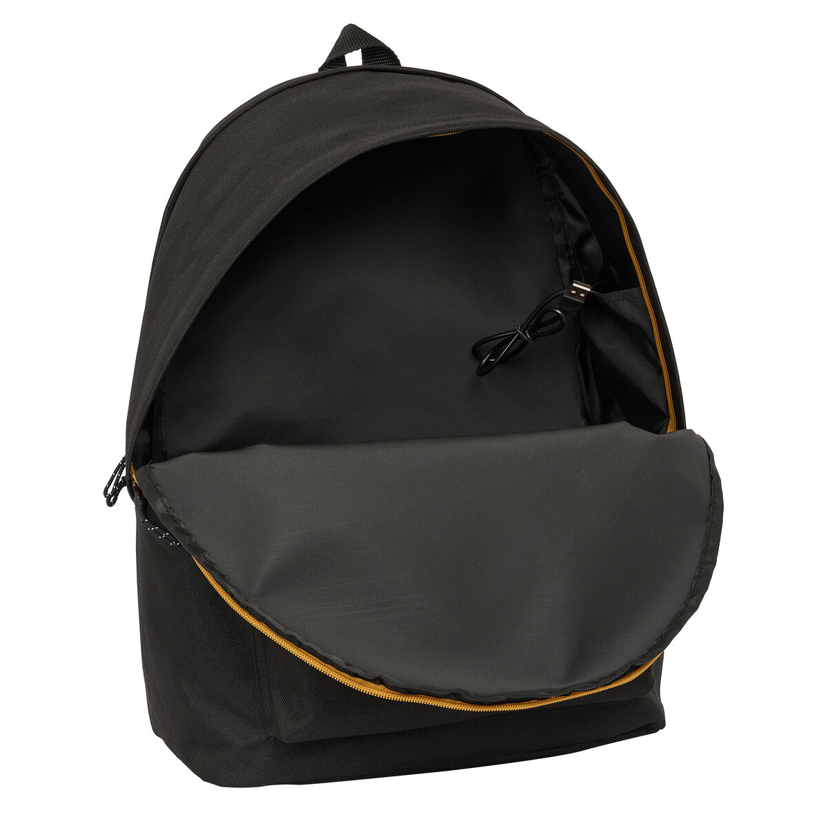 Laptop Backpack Kings League KINGS LEAGUE “ULTIMATE MÓSTOLES” Black 31 x 44 x 18 cm