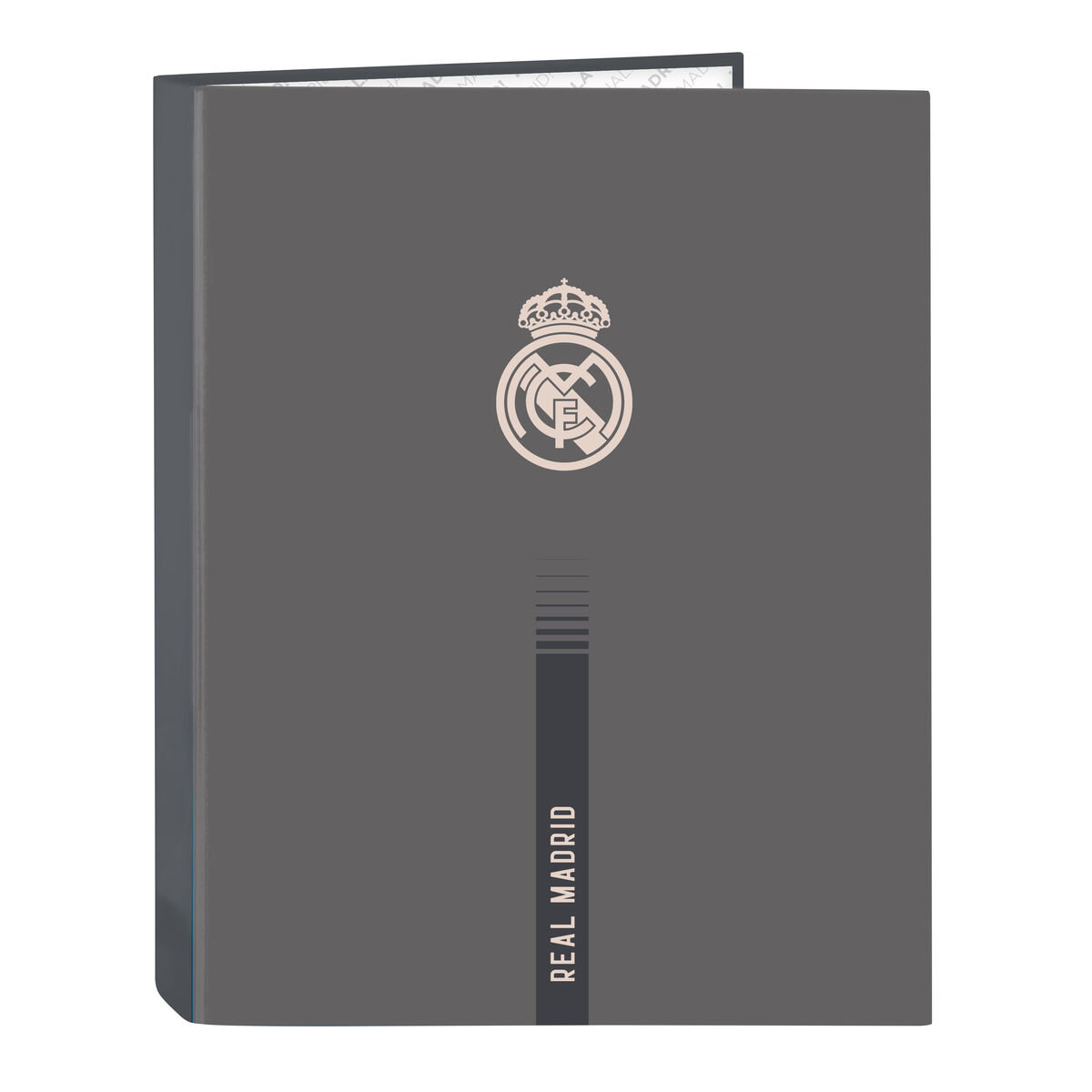 Ring binder Real Madrid C.F. Grey A4 26.5 x 33 x 4 cm Ring binder Real Madrid C.F. Grey A4 26.5 x 33 x 4 cm