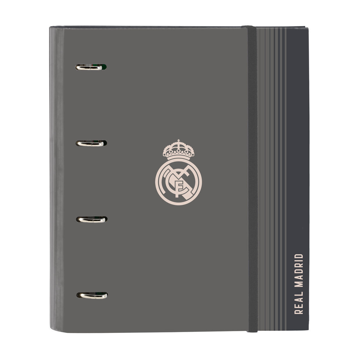 Ring binder Real Madrid C.F. Grey 27 x 32 x 3.5 cm