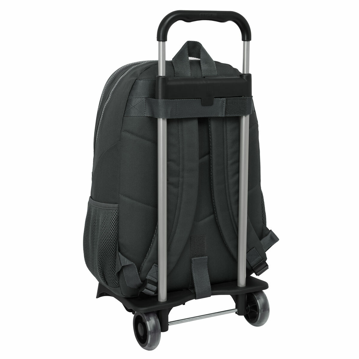 School Rucksack with Wheels Real Madrid C.F. Grey 32 x 44 x 16 cm