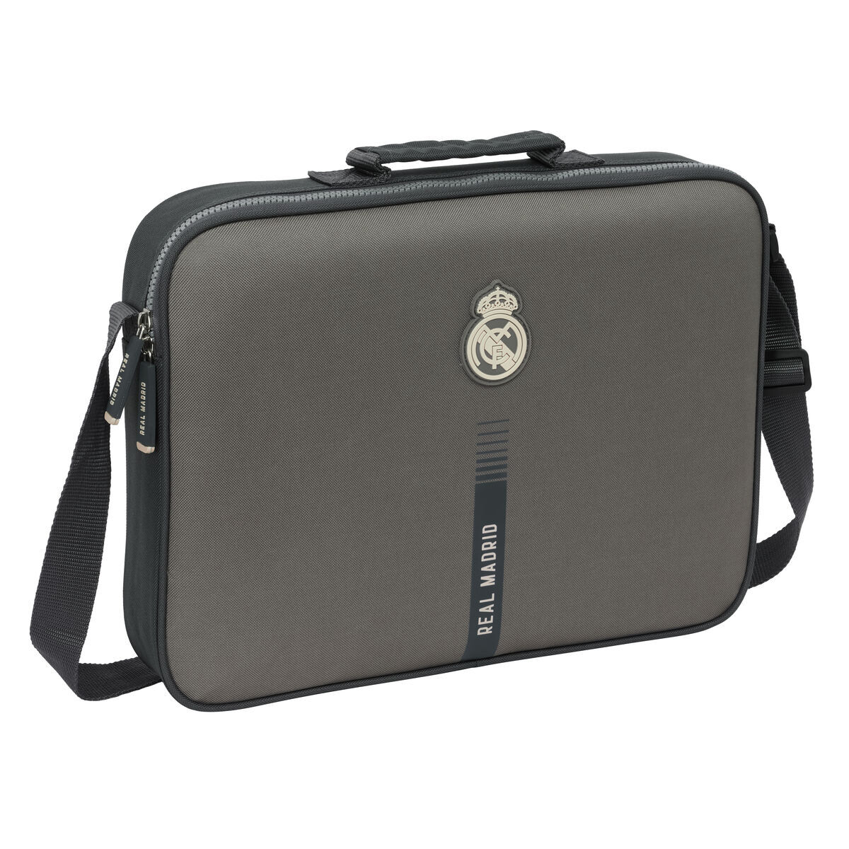 School Satchel Real Madrid C.F. Grey 38 x 28 x 6 cm School Satchel Real Madrid C.F. Grey 38 x 28 x 6 cm