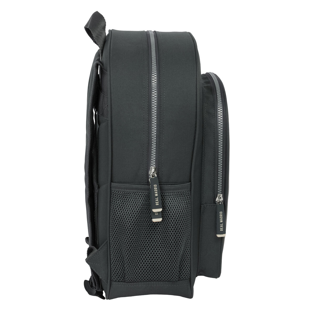 School Bag Real Madrid C.F. Grey 32 x 38 x 12 cm