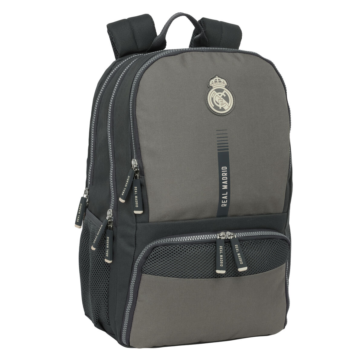 School Bag Real Madrid C.F. Grey 30 x 42 x 17 cm School Bag Real Madrid C.F. Grey 30 x 42 x 17 cm