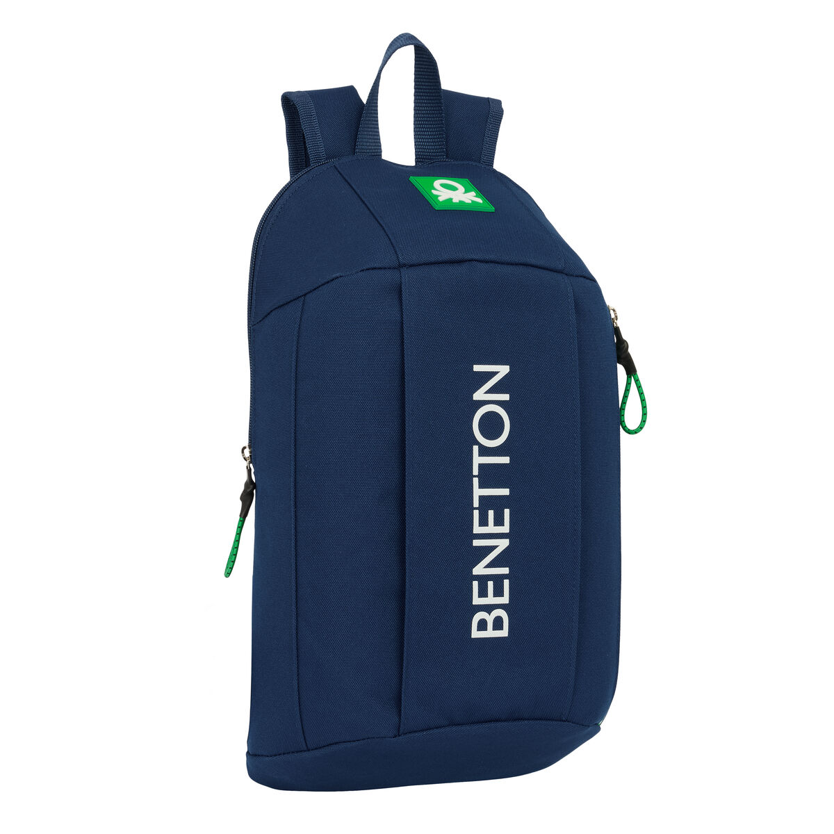 Casual Backpack Benetton Green Navy Blue 22 x 39 x 10 cm Casual Backpack Benetton Green Navy Blue 22 x 39 x 10 cm