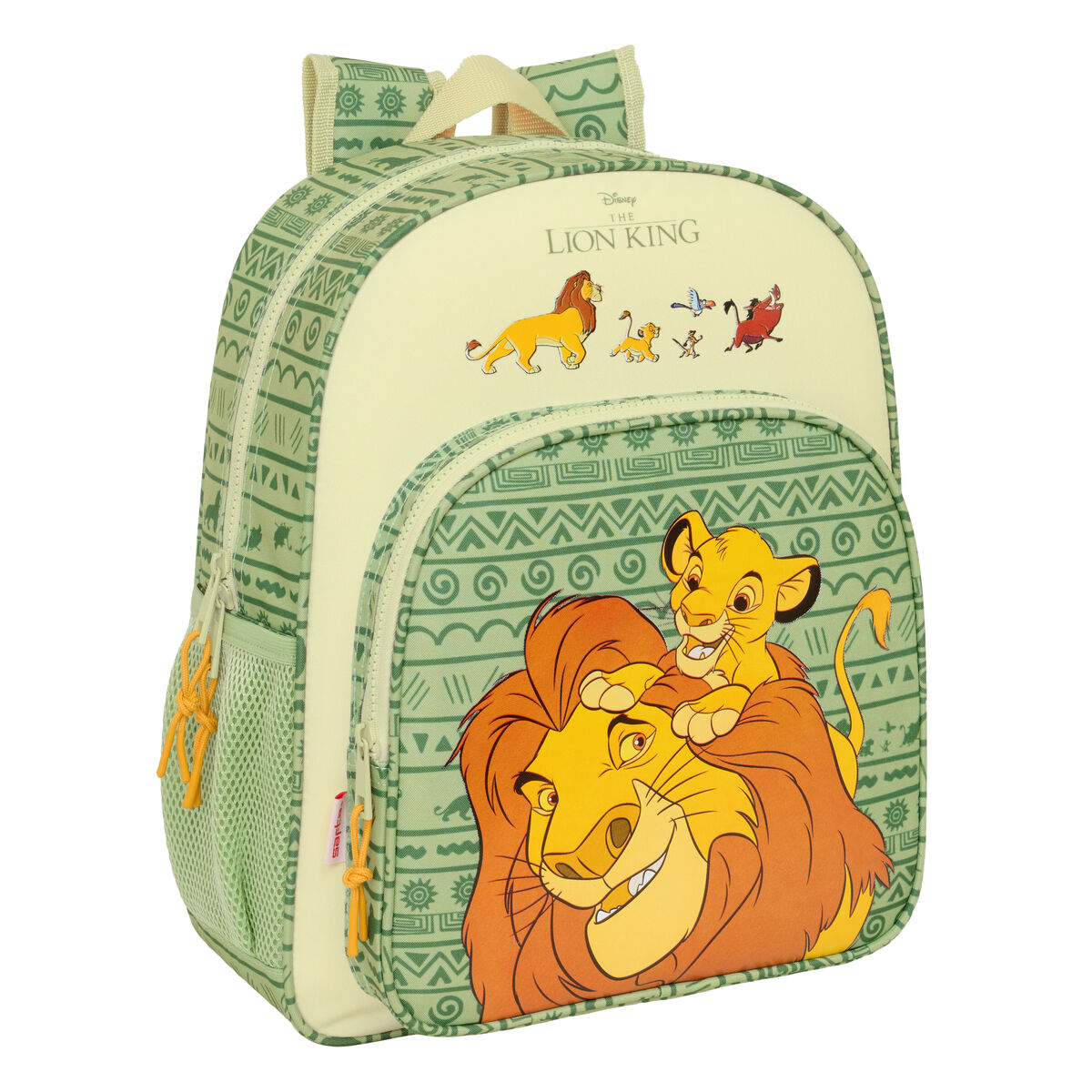 School Bag Mufasa Green Beige 32 x 38 x 12 cm School Bag Mufasa Green Beige 32 x 38 x 12 cm