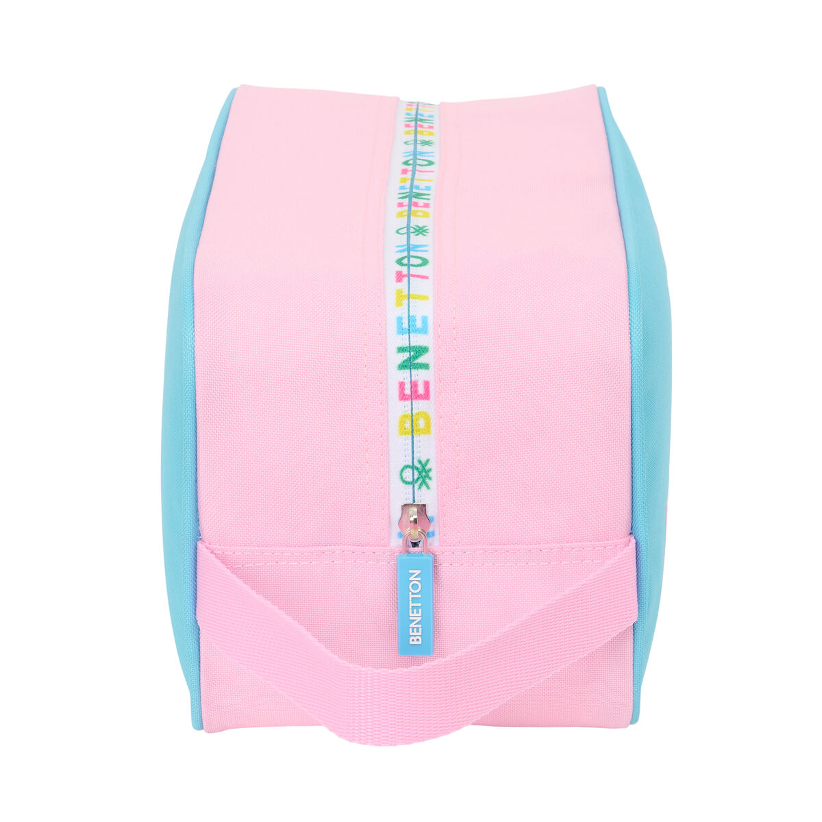 Travel Slipper Holder Benetton Unique Pink Turquoise 29 x 15 x 14 cm