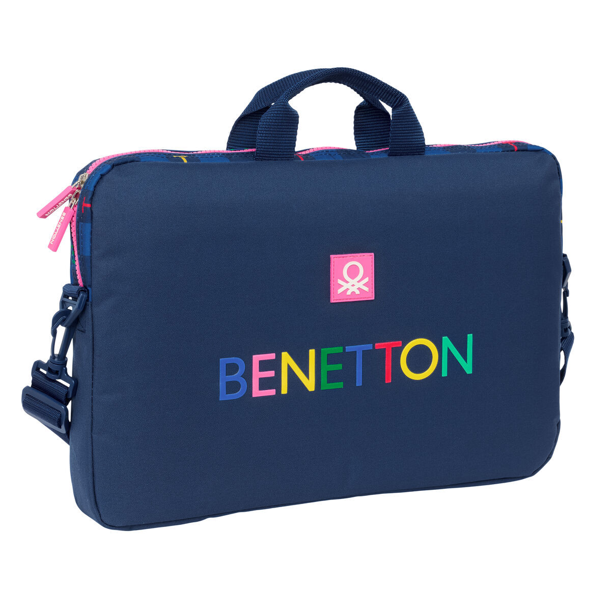 Laptop Case Benetton Damero Navy Blue 40 x 27 x 4 cm Laptop Case Benetton Damero Navy Blue 40 x 27 x 4 cm