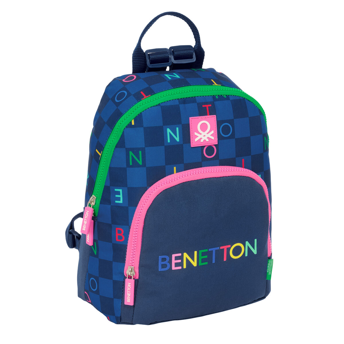 Rucksack Benetton Damero Navy Blue 25 x 30 x 13 cm Rucksack Benetton Damero Navy Blue 25 x 30 x 13 cm