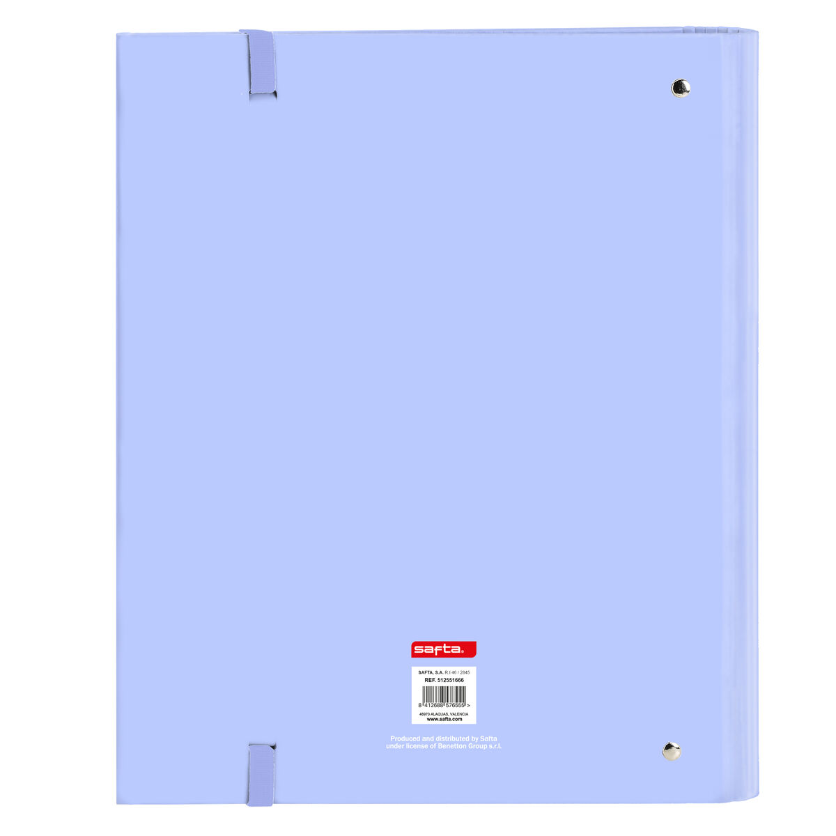 Ring binder Benetton Lila Lilac 27 x 32 x 3.5 cm