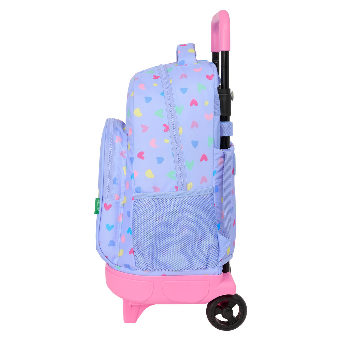 School Bag Benetton Lila Lilac 33 x 45 x 22 cm