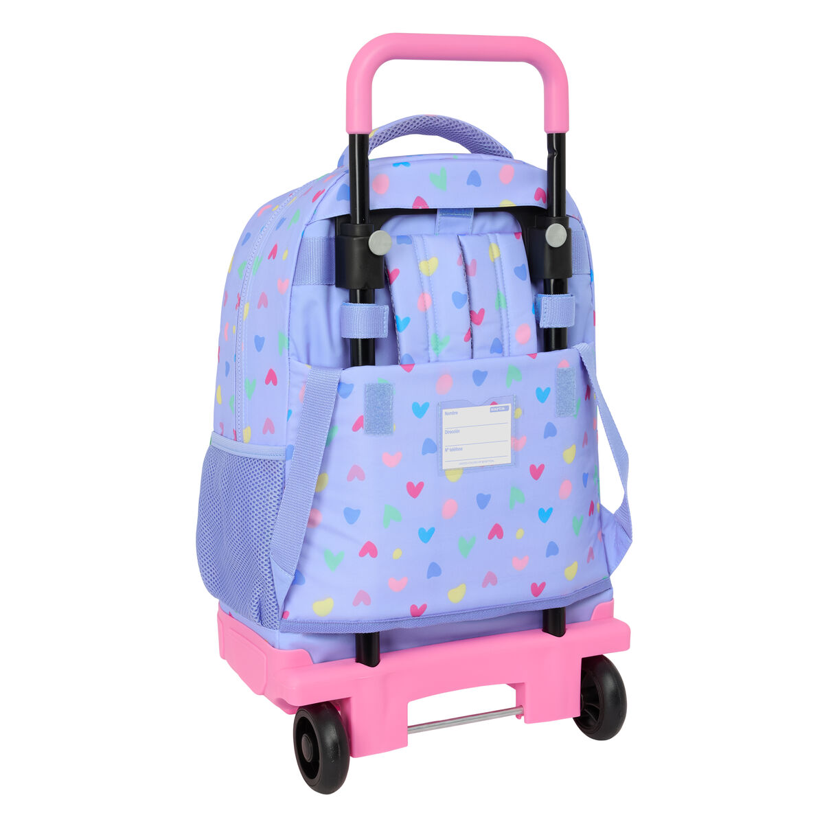 School Bag Benetton Lila Lilac 33 x 45 x 22 cm