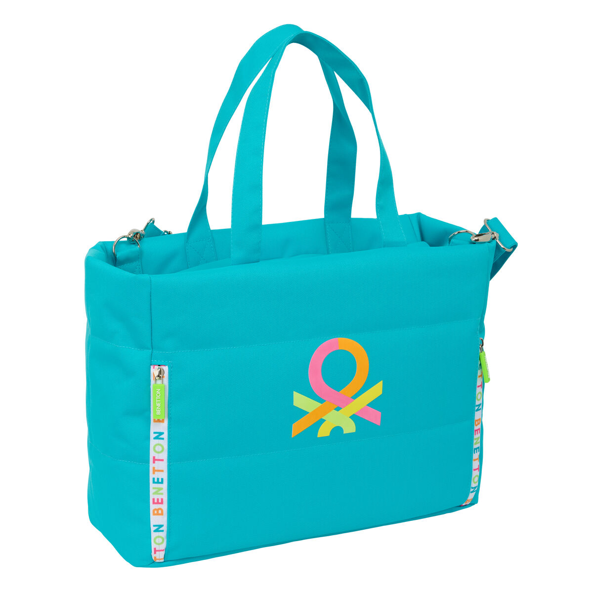 Laptop Case Benetton Summer Blue 40 x 31 x 17 cm Laptop Case Benetton Summer Blue 40 x 31 x 17 cm