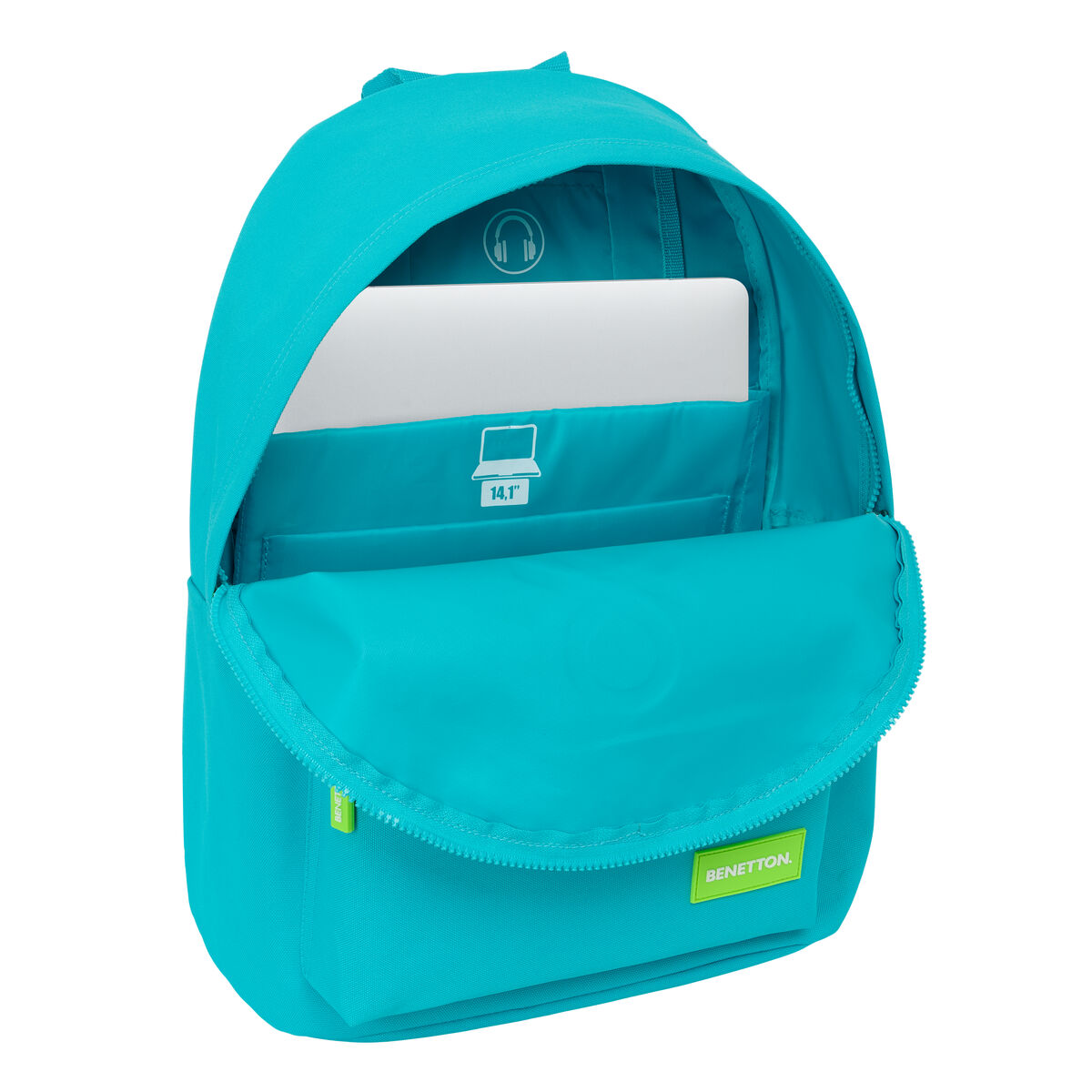 Laptop Backpack Benetton benetton Blue 31 x 41 x 16 cm