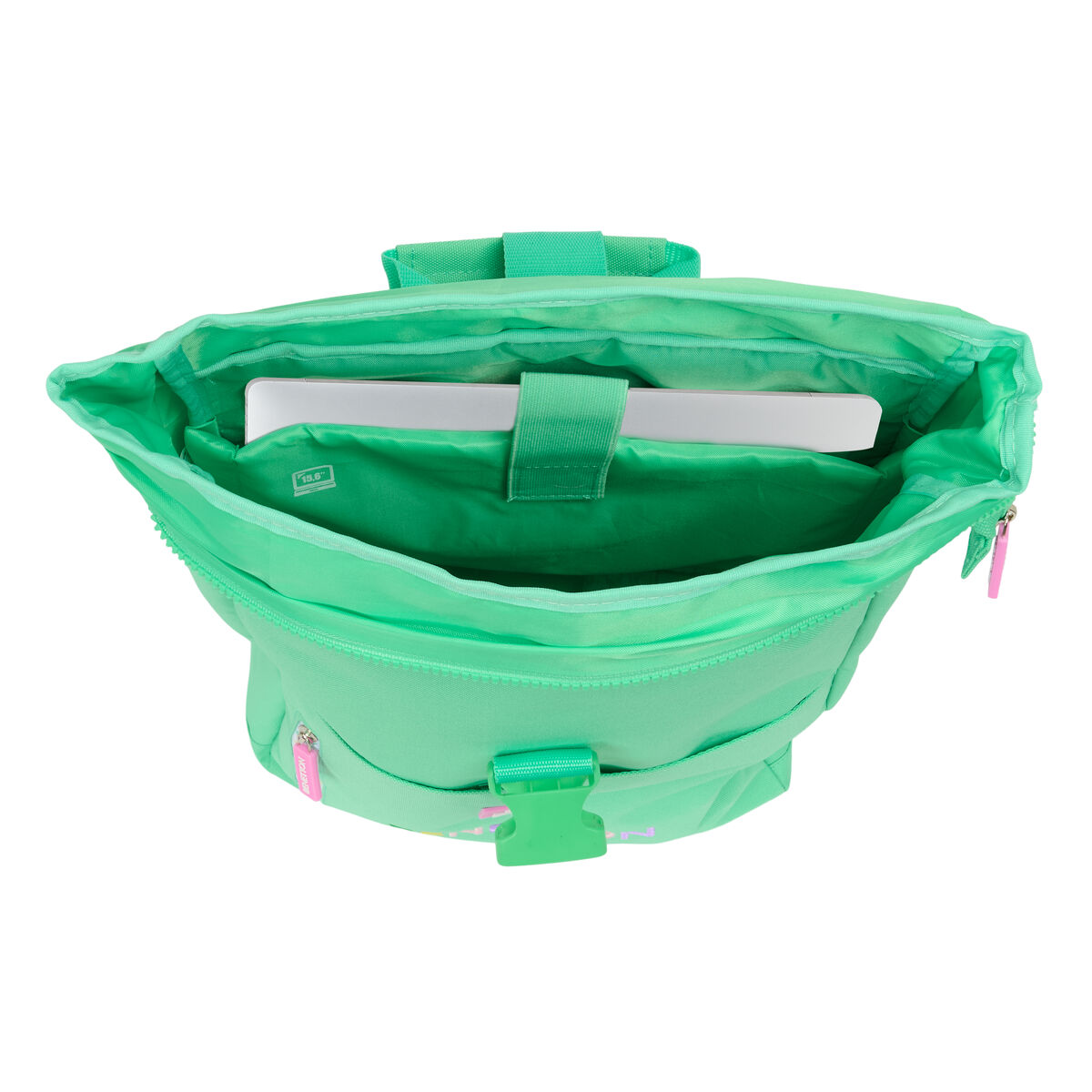 Casual Backpack Benetton Mint Green