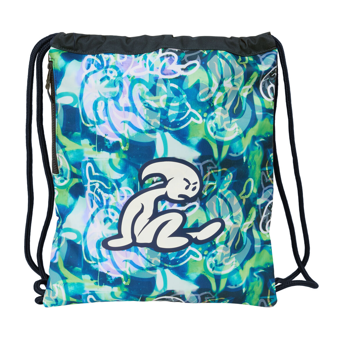 Backpack with Strings El NiÃ±o Kook Navy Blue 35 x 40 x 1 cm