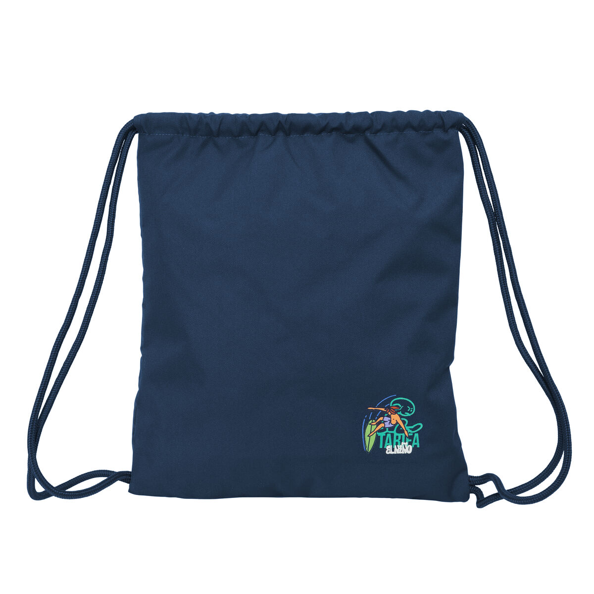 Backpack with Strings El NiÃ±o Kook Navy Blue 35 x 40 x 1 cm