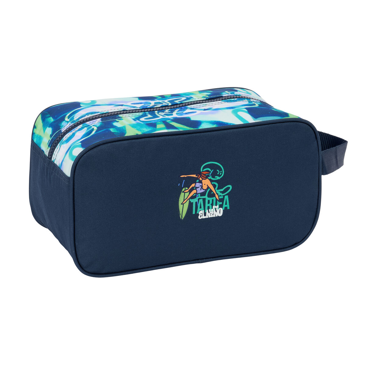 Travel Slipper Holder El Nio Kook Navy Blue 29 x 15 x 14 cm