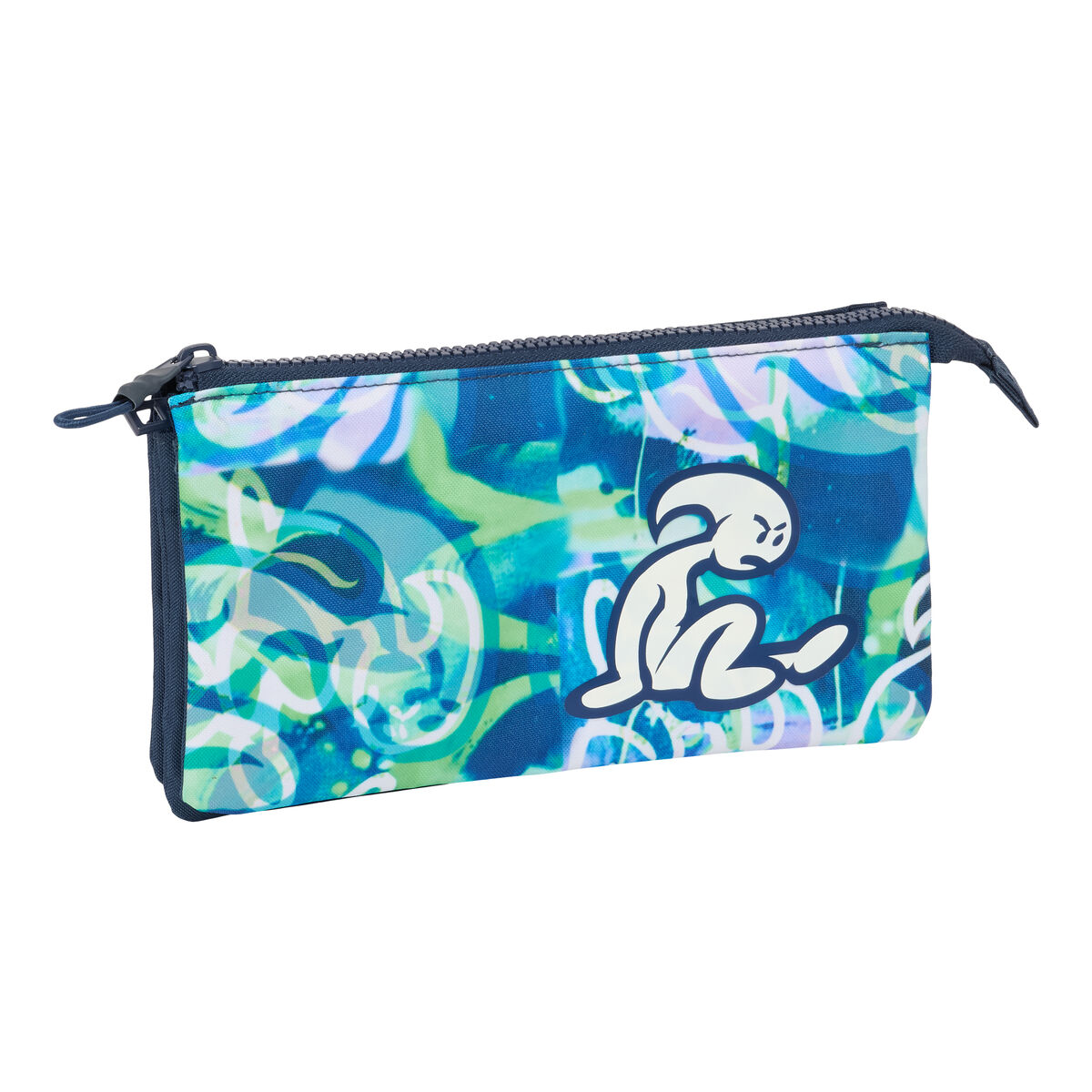 Triple Carry-all El NiÃ±o Kook Navy Blue 22 x 12 x 3 cm
