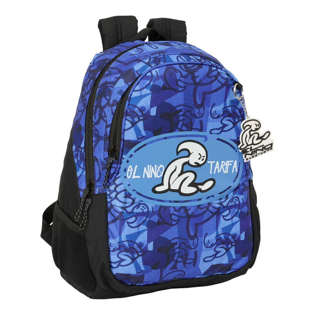 School Bag El NiÃ±o Roller Blue Black 32 x 44 x 16 cm