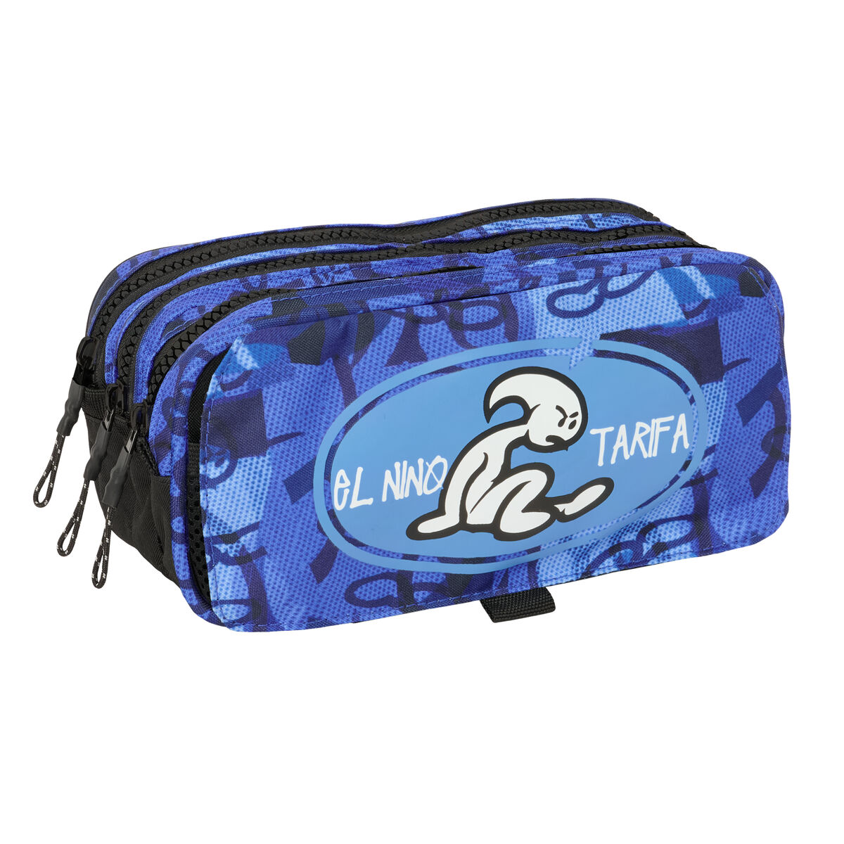 Triple Carry-all El Nio Roller Blue Black 21,5 x 10 x 8 cm