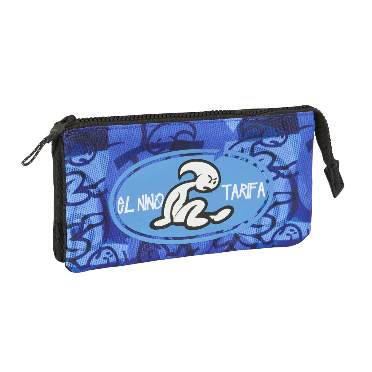 Triple Carry-all El NiÃ±o Roller Blue Black 22 x 12 x 3 cm