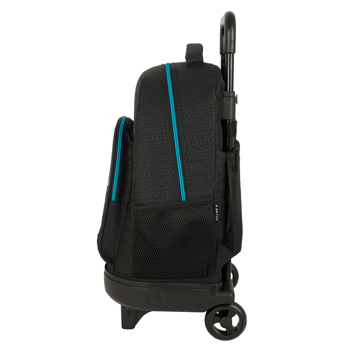 School Rucksack with Wheels Kelme Iron Black 33 x 45 x 22 cm