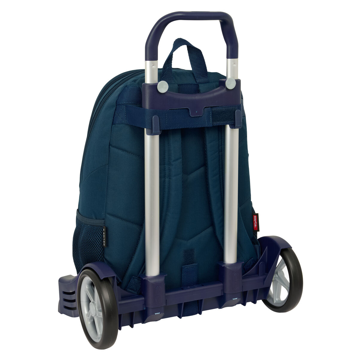 School Rucksack with Wheels Kelme Epic Navy Blue 32 x 44 x 16 cm