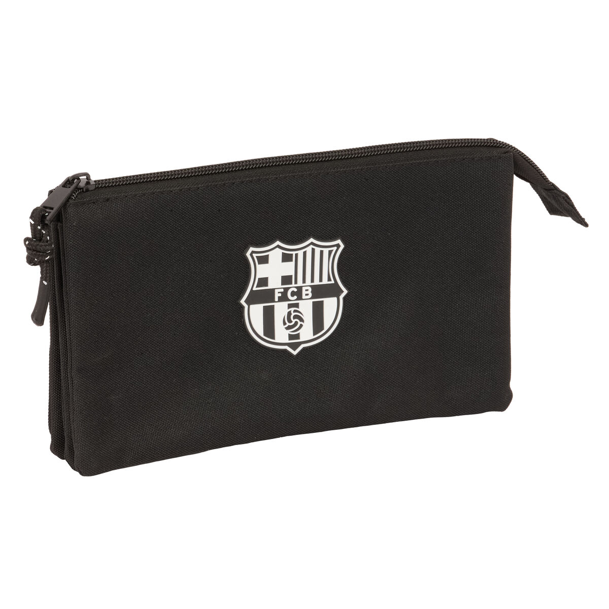 Triple Carry-all F.C. Barcelona Black 22 x 12 x 3 cm Triple Carry-all F.C. Barcelona Black 22 x 12 x 3 cm