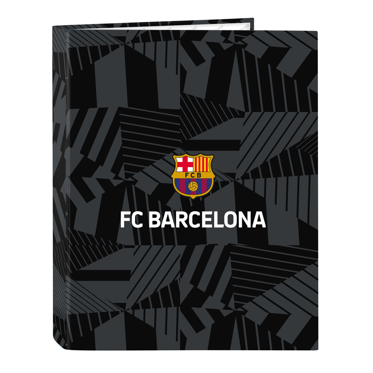 Ring binder F.C. Barcelona Black Black A4 26.5 x 33 x 4 cm Ring binder F.C. Barcelona Black Black A4 26.5 x 33 x 4 cm