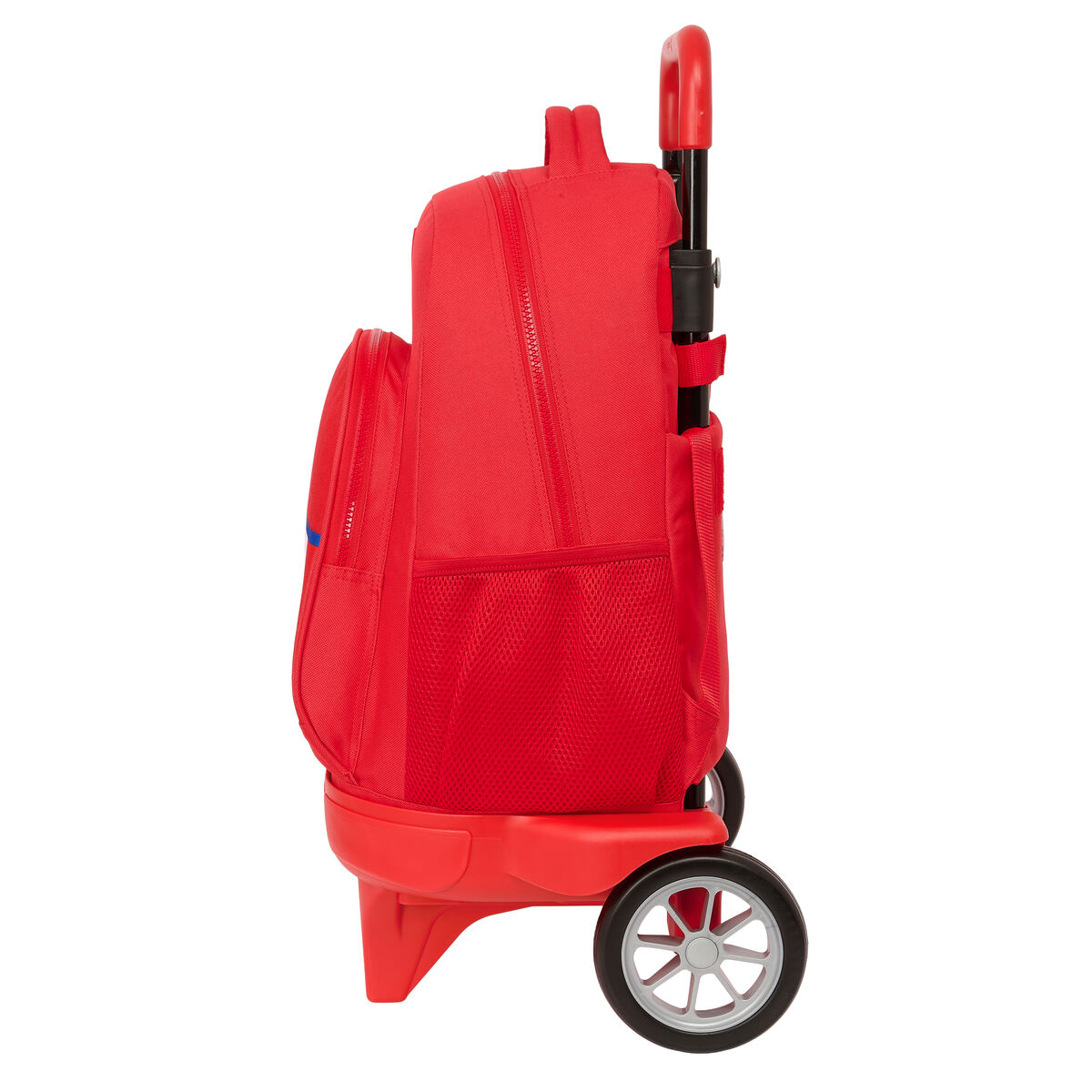 School Rucksack with Wheels AtlÃ©tico Madrid Red 33 x 45 x 22 cm