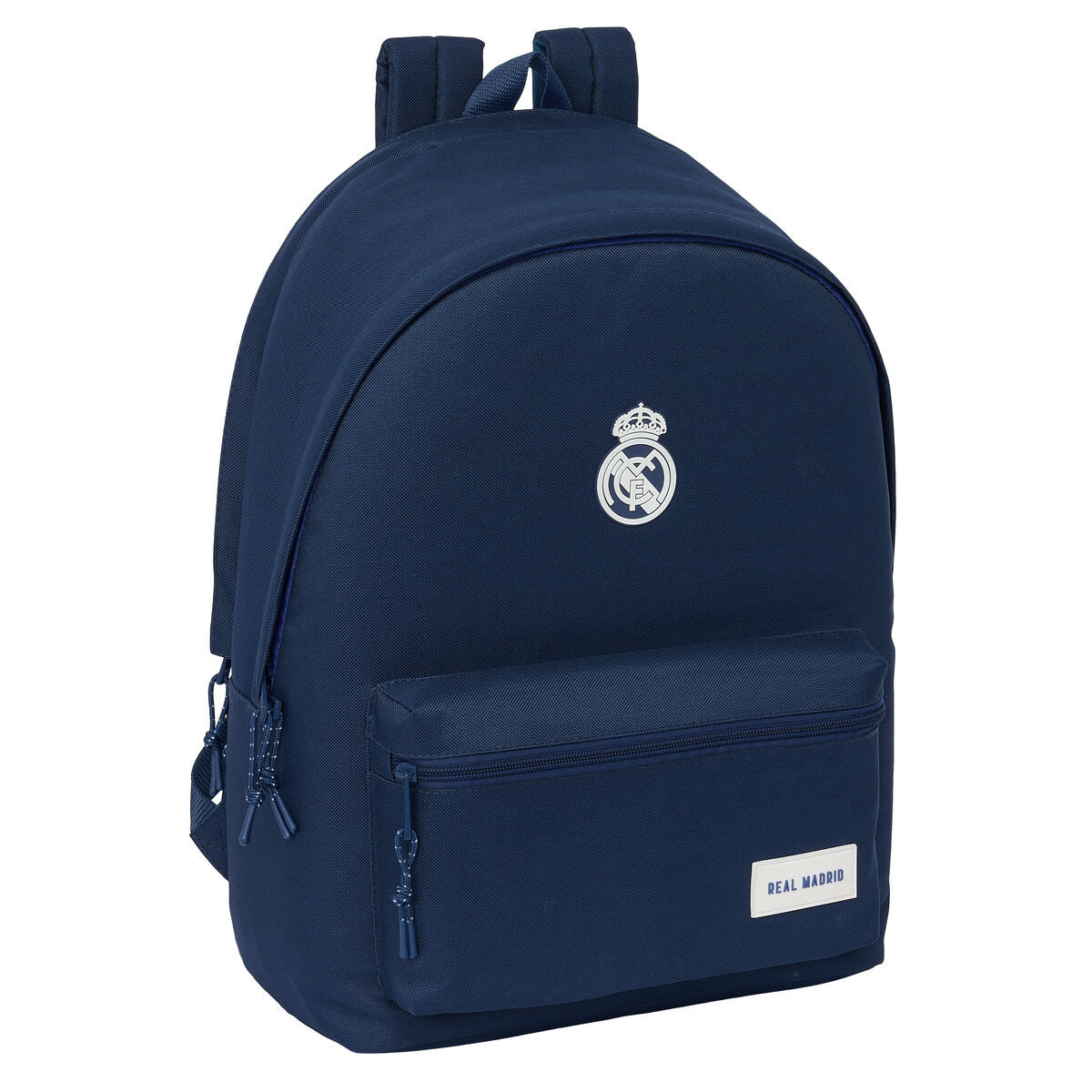 Laptop Backpack Real Madrid C.F. Navy Blue 31 x 44 x 18 cm Laptop Backpack Real Madrid C.F. Navy Blue 31 x 44 x 18 cm
