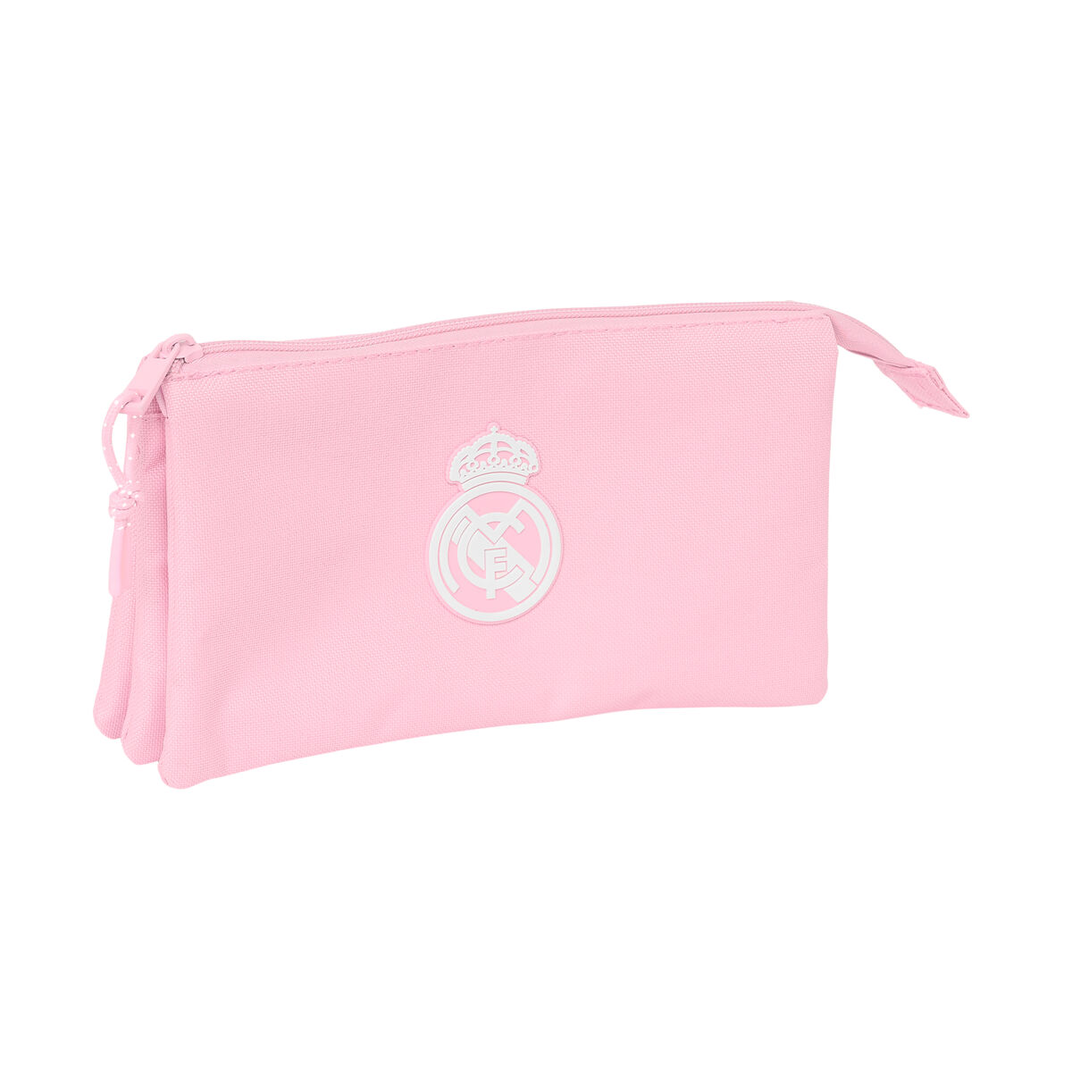 Triple Carry-all Real Madrid C.F. Pink 22 x 12 x 3 cm Triple Carry-all Real Madrid C.F. Pink 22 x 12 x 3 cm