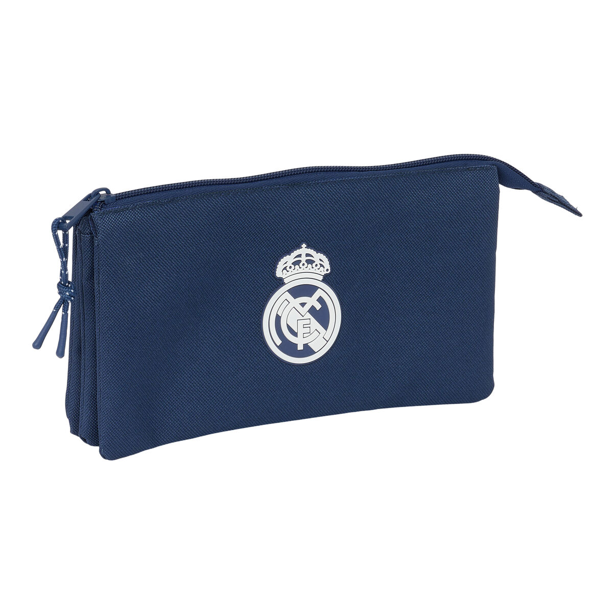 Triple Carry-all Real Madrid C.F. Navy Blue 22 x 12 x 3 cm Triple Carry-all Real Madrid C.F. Navy Blue 22 x 12 x 3 cm