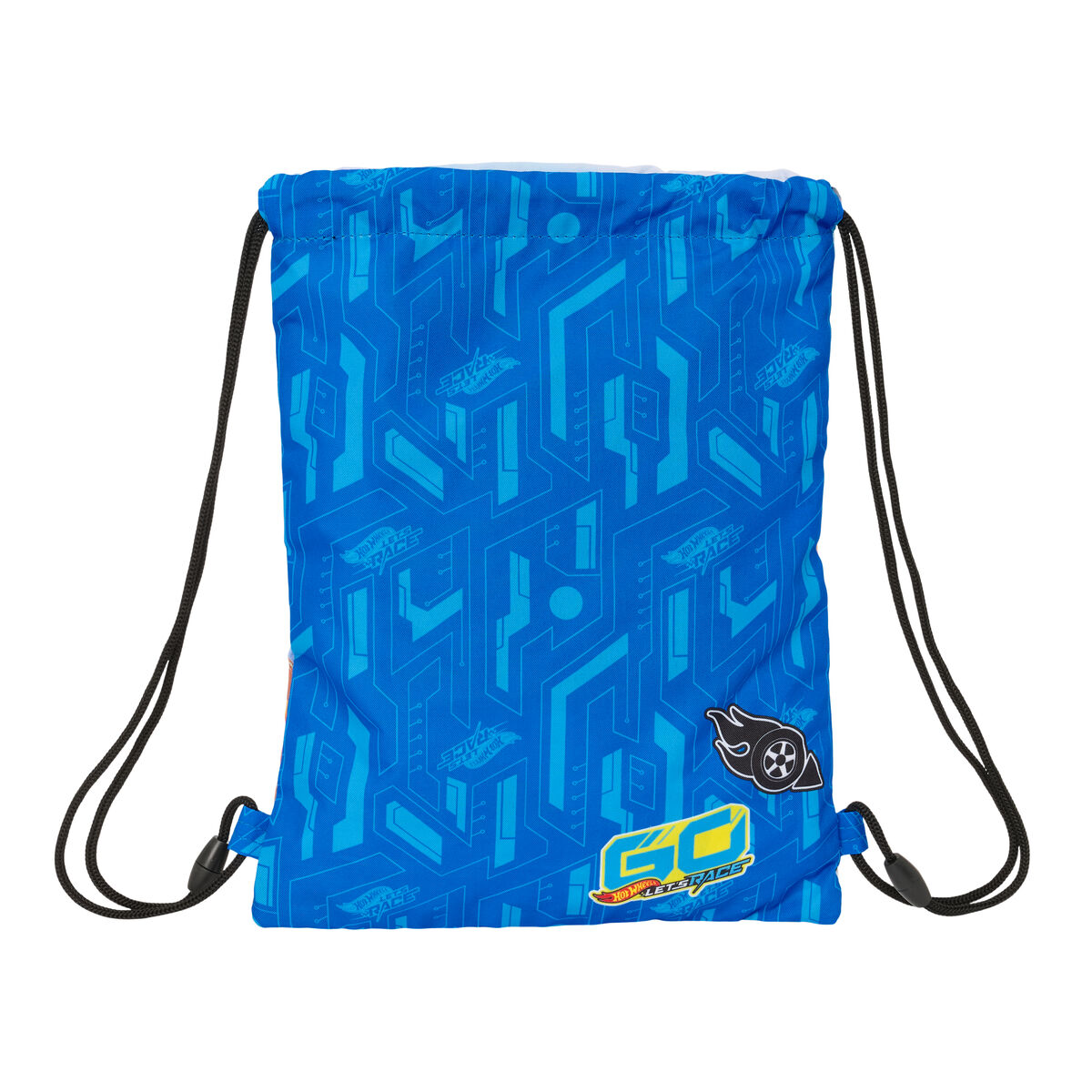 Backpack with Strings Hot Wheels Let’s race Blue Black 26 x 34 x 1 cm