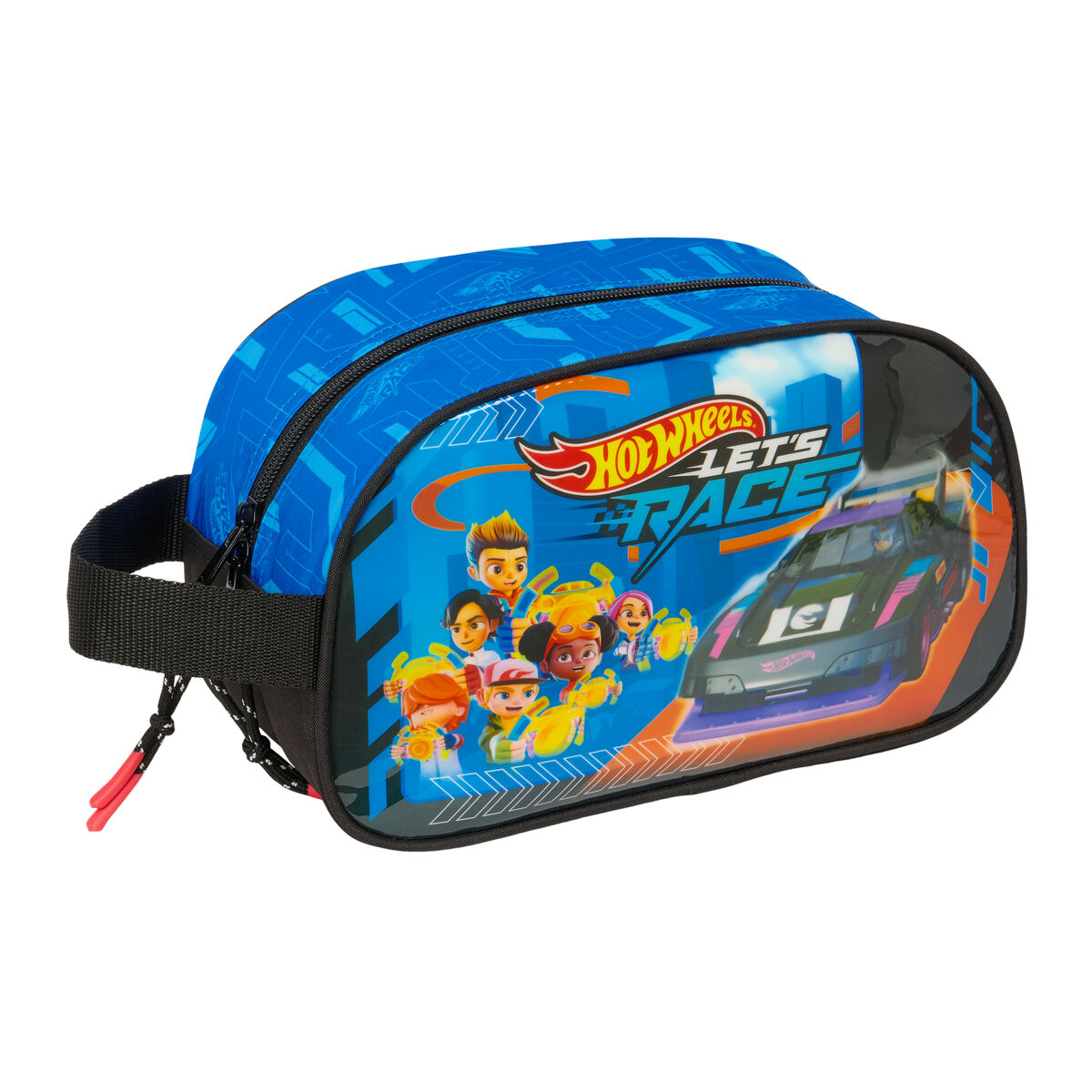 Travel Vanity Case Hot Wheels Let’s race Blue Black 26 x 15 x 12 cm