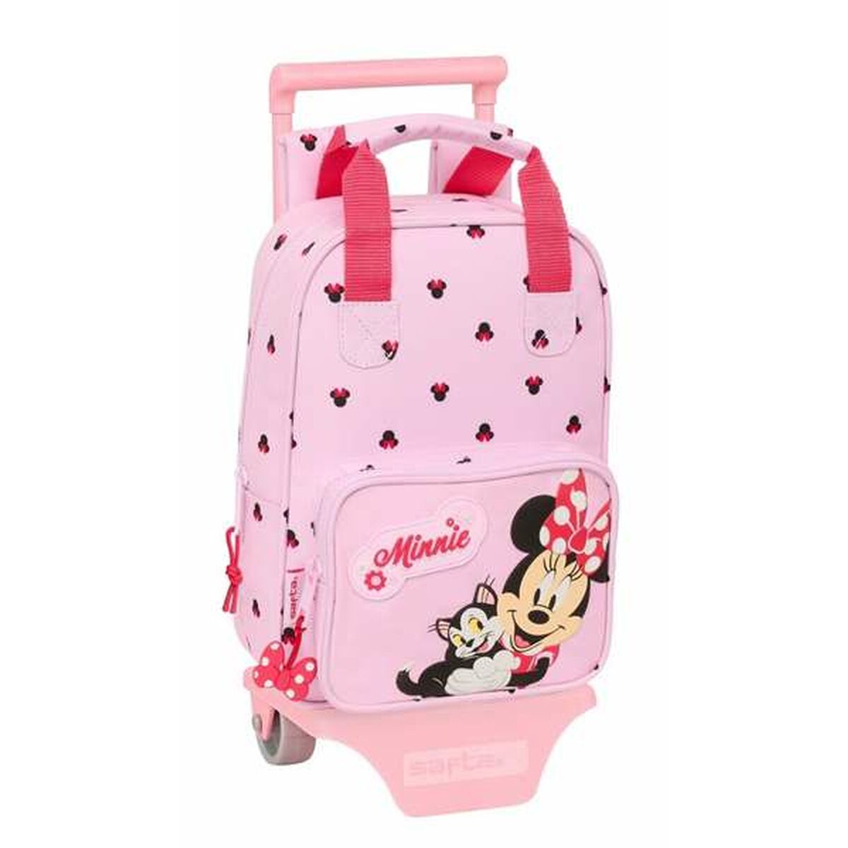 School Rucksack with Wheels Minnie Mouse 20 x 28 x 8 cm School Rucksack with Wheels Minnie Mouse 20 x 28 x 8 cm