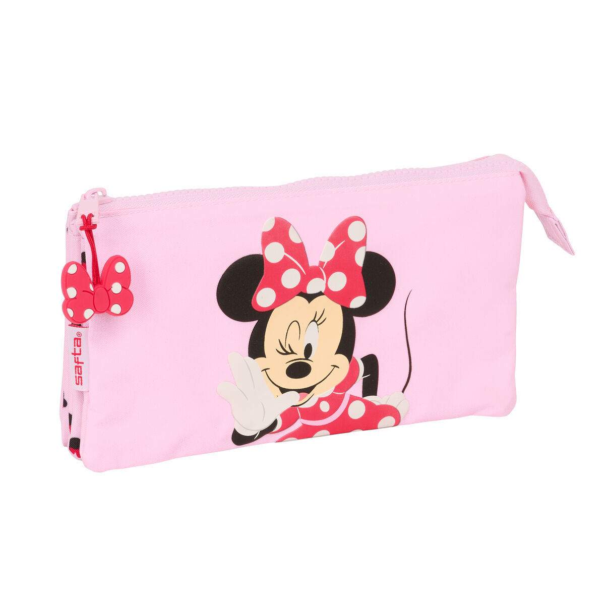 Triple Carry-all Minnie Mouse Naive Pink 22 x 12 x 3 cm Triple Carry-all Minnie Mouse Naive Pink 22 x 12 x 3 cm