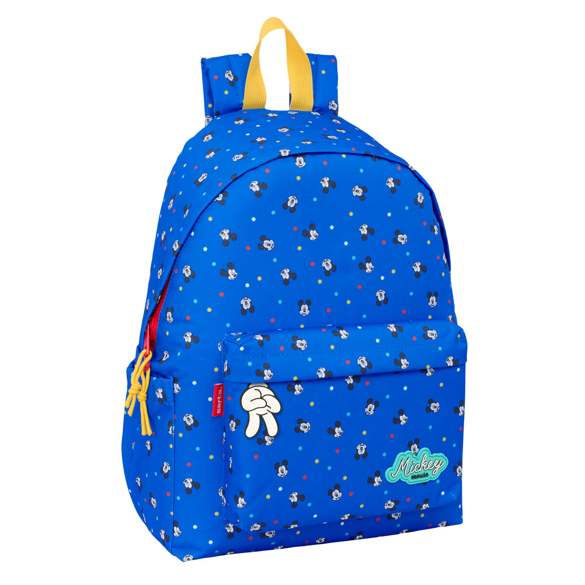 School Bag Mickey Mouse Clubhouse Good day Blue 31 x 43 x 13 cm