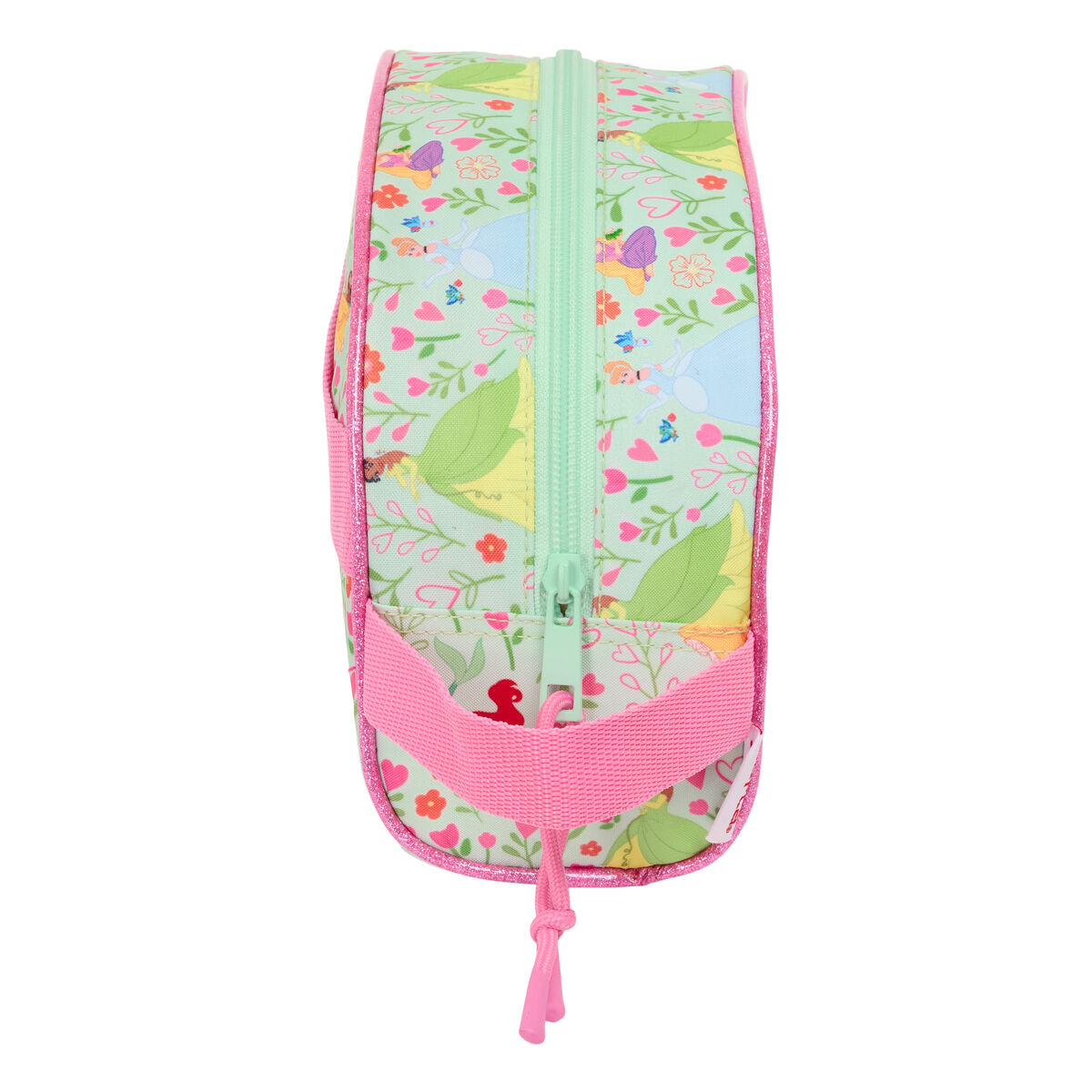 Travel Vanity Case Disney Princess Bloom Green Pink 26 x 16 x 9 cm