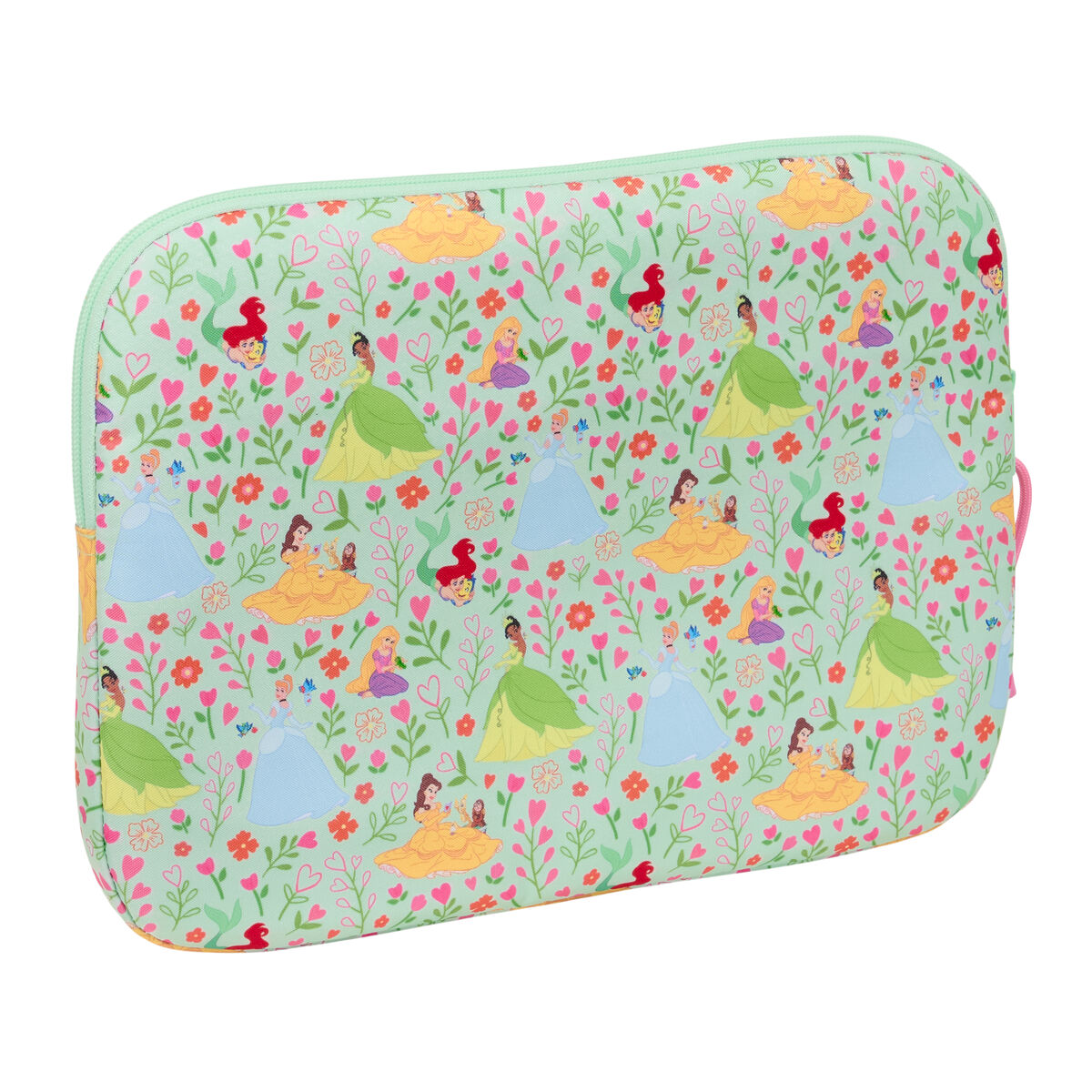 Laptop Cover Disney Princess Bloom Green Pink 15,6” 39,5 x 27,5 x 3,5 cm
