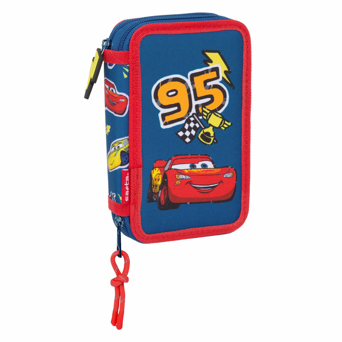 Double Pencil Case Cars Racing Navy Blue 12.5 x 19.5 x 4 cm Double Pencil Case 29 Pieces Double Pencil Case Cars Racing Navy Blue 12.5 x 19.5 x 4 cm Double Pencil Case 29 Pieces