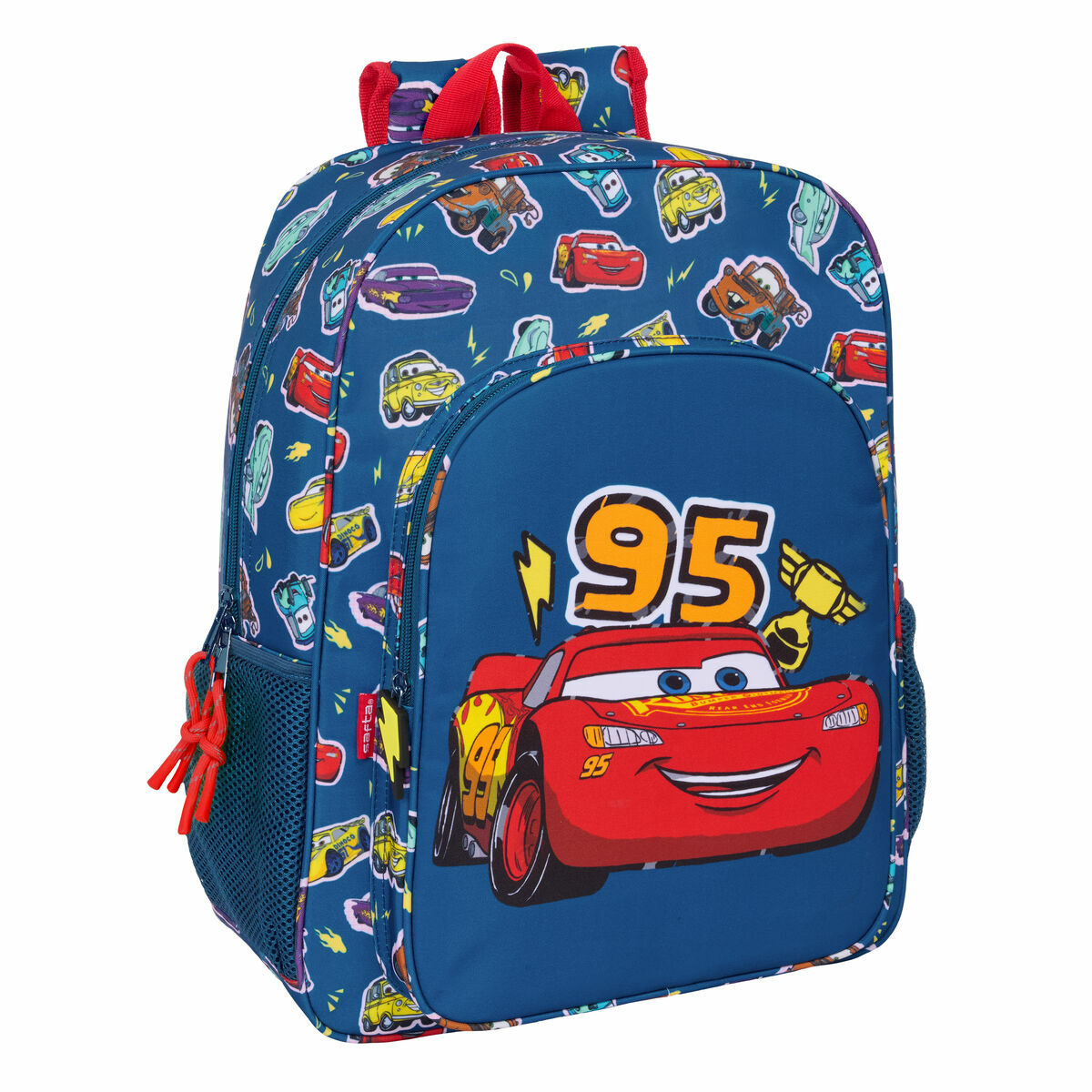 School Bag Cars Racing Navy Blue 33 x 42 x 14 cm School Bag Cars Racing Navy Blue 33 x 42 x 14 cm