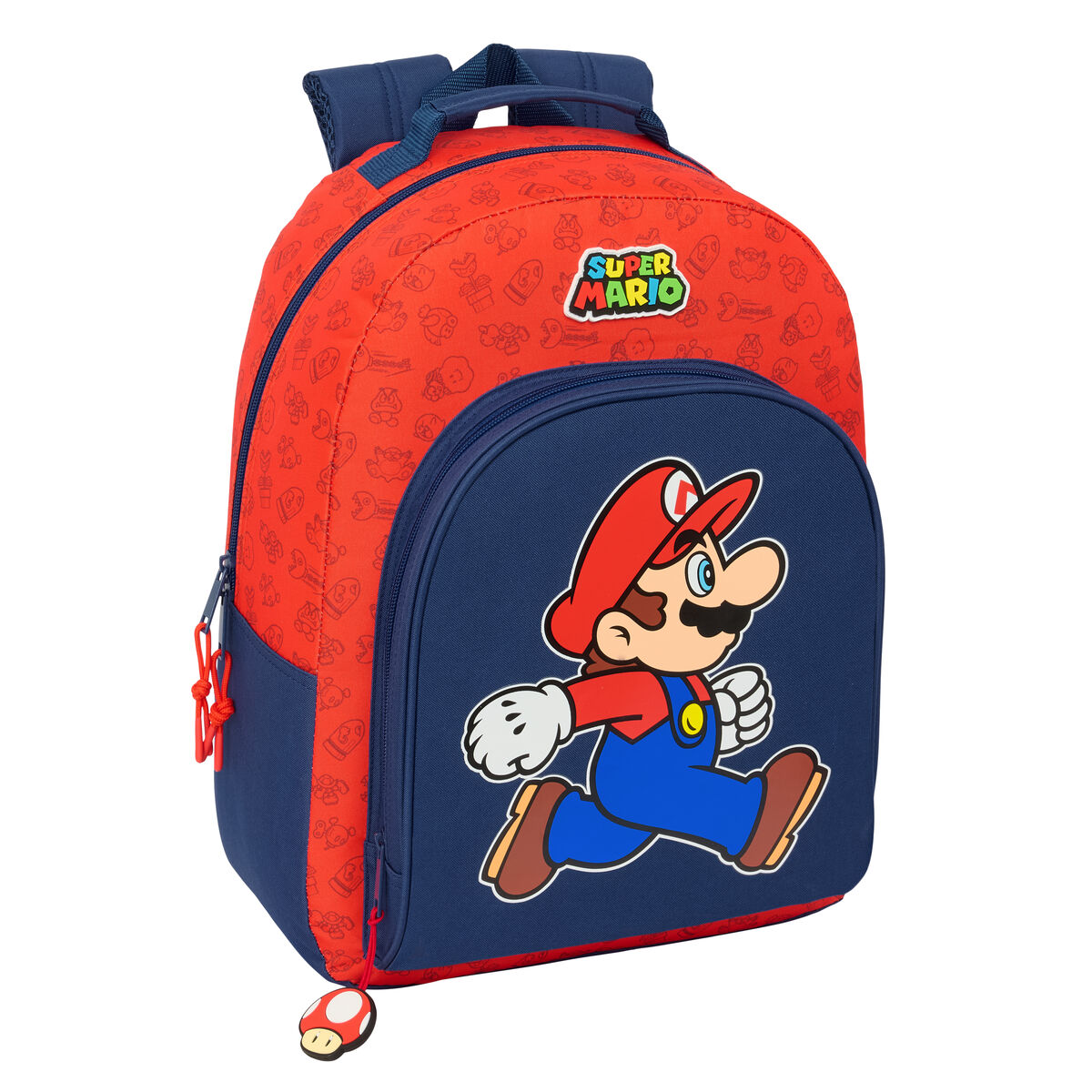 School Bag Super Mario Trick Red Dark blue 32 x 42 x 15 cm