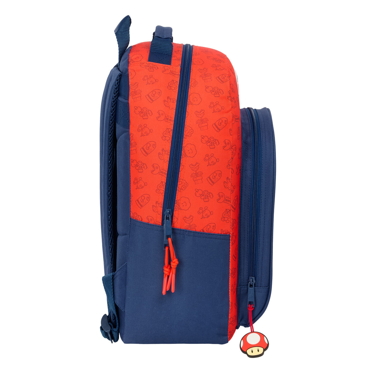 School Bag Super Mario Trick Red Dark blue 32 x 42 x 15 cm