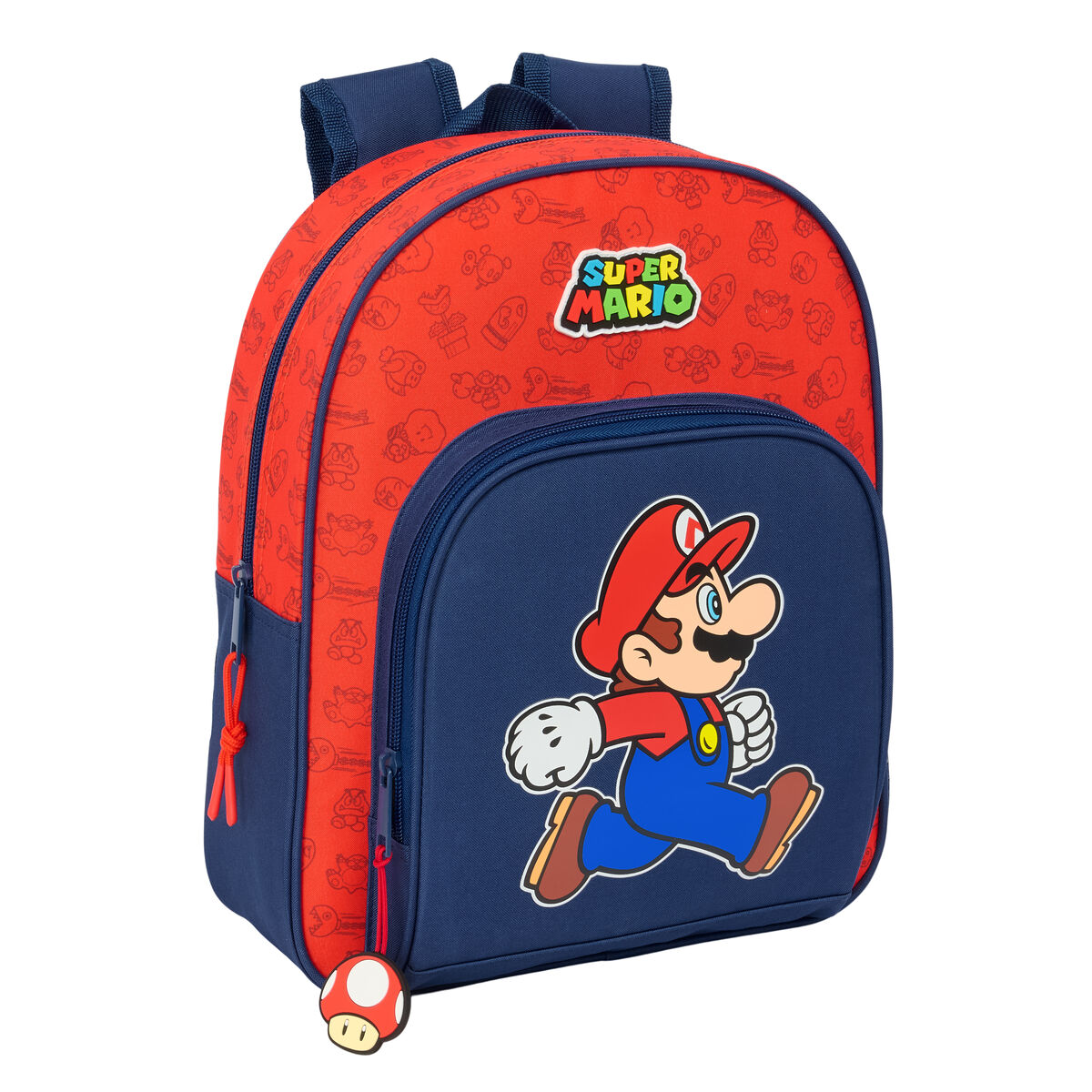 School Bag Super Mario Trick Red Dark blue 28 x 34 x 10 cm School Bag Super Mario Trick Red Dark blue 28 x 34 x 10 cm