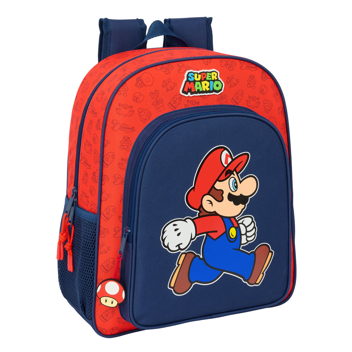 School Bag Super Mario Trick Red Dark blue 32 x 38 x 12 cm School Bag Super Mario Trick Red Dark blue 32 x 38 x 12 cm