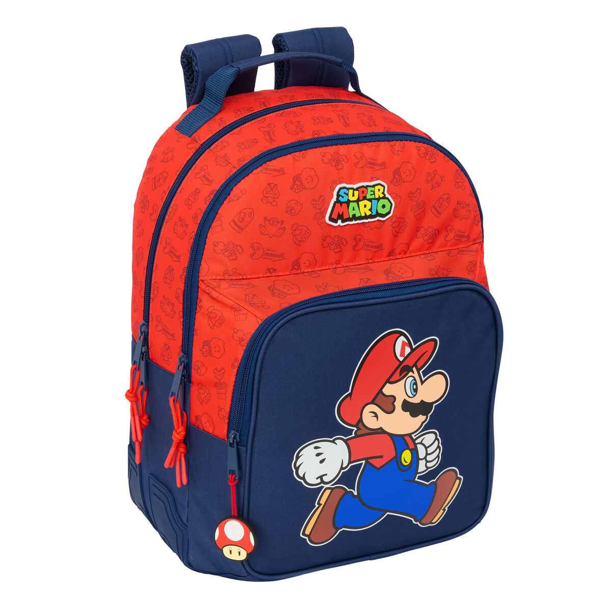 School Bag Super Mario Trick Red Dark blue 32 x 42 x 15 cm School Bag Super Mario Trick Red Dark blue 32 x 42 x 15 cm