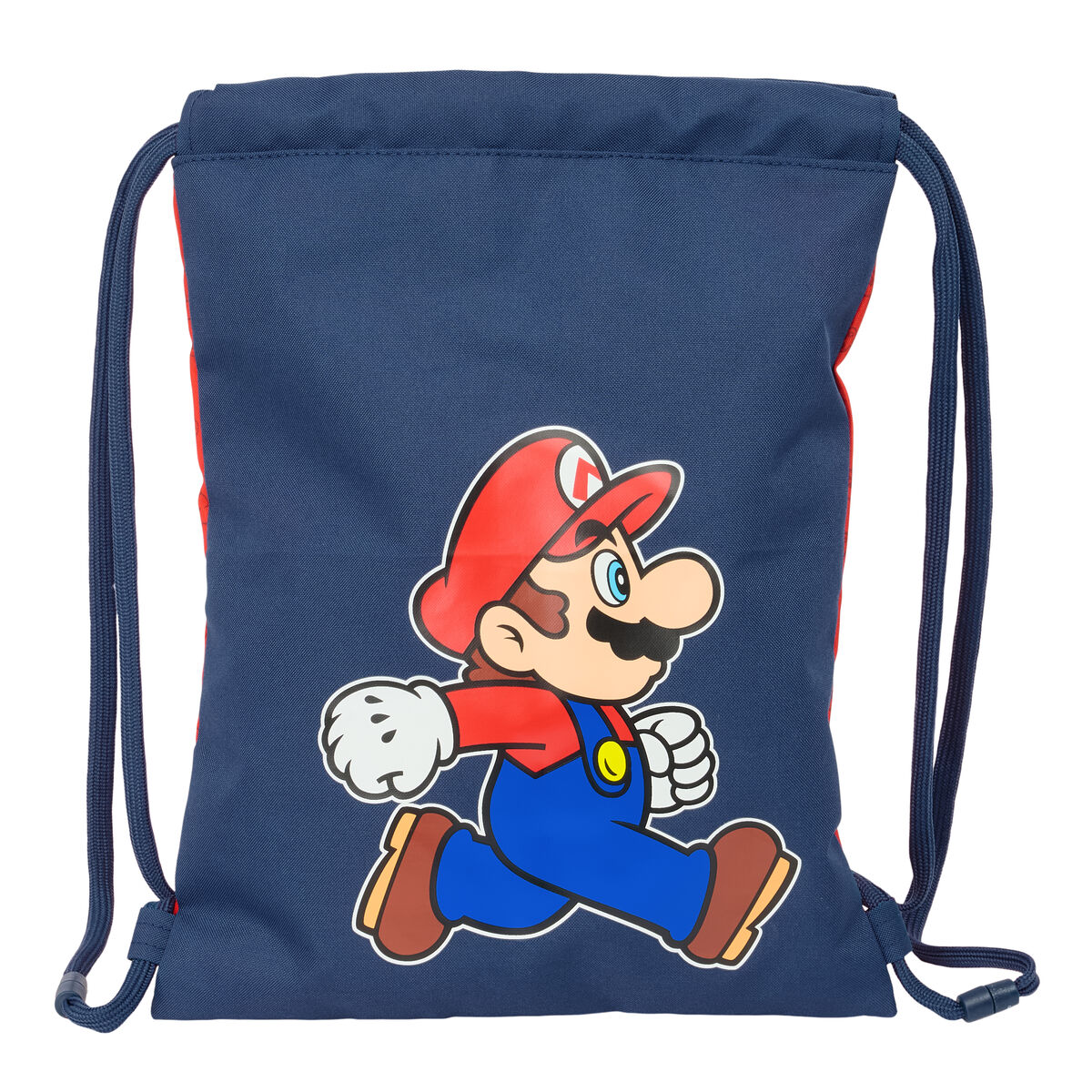 Backpack with Strings Super Mario Trick Red Dark blue 26 x 34 x 1 cm
