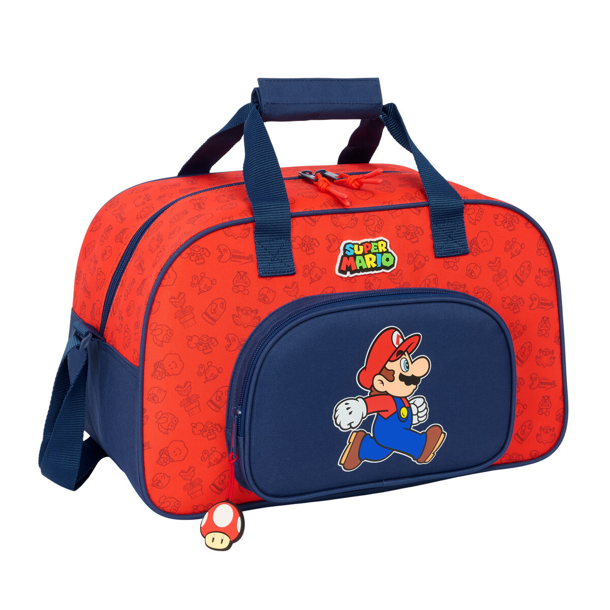 Sports bag Super Mario Trick Red Dark blue 40 x 24 x 23 cm Sports bag Super Mario Trick Red Dark blue 40 x 24 x 23 cm